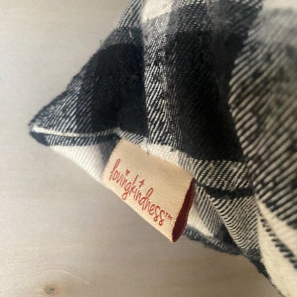 Loving Kindness Fall Pumpkin Patch Plaid Large Throw Pillow Dog Truck embroider - Picture 7 of 9